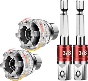 10-19mm Universal Adjustable Socket Wrench Multifunctional Sleeve For 3/8" Ratchet Torque Wrench Electric Drill Hand Tool