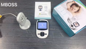 Babystar 2.4 Inch Wireless Video Baby Monitor High Resolution Baby Nanny Security Camera Night Vision Temperature Monitoring