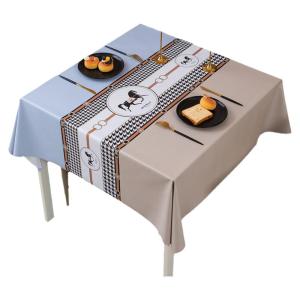 ZIMENGYUAN | Luxurious Water Oil Resistant Easy Clean Heat Resistant Tablecloth