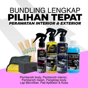 GARASI AGAN PAKET LENGKAP Pembersih dan Pengkilap Interior Mesin Body Kaca dan Ban Mobil Motor