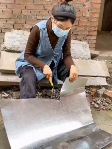 Electric Drill Metal Plate Cutter 0.8mm Metal Iron Tin Plate Quick Cutting Tool Labor-Saving Electric Drill Cutter Retrofit Tool