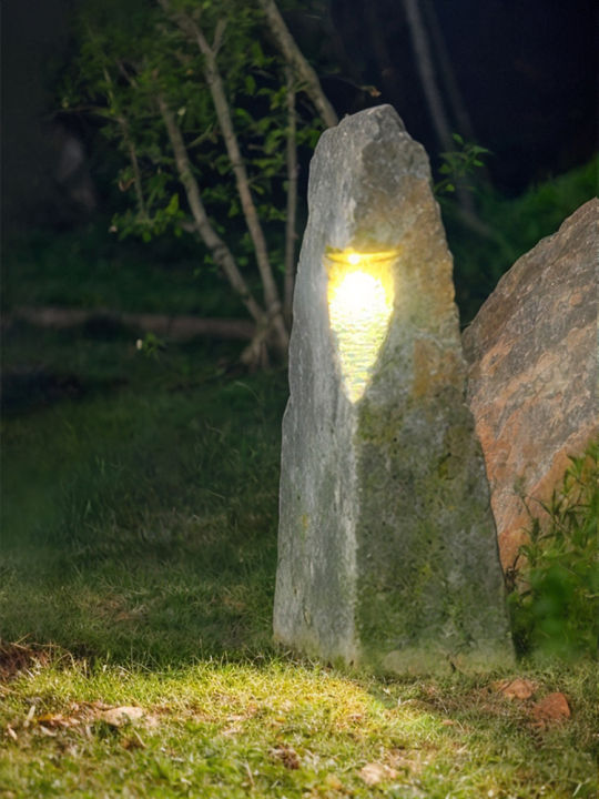 GAOBIGEGE | โคมไฟหินประดับสวนภูมิทัศน์ | Lazada.co.th