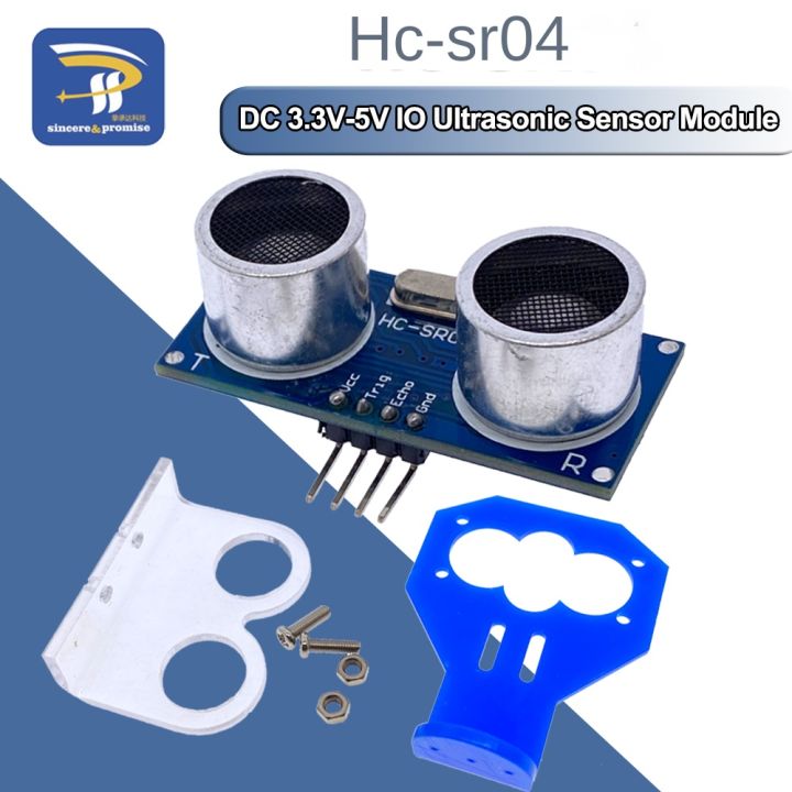 DC 3.3V-5V IO Ultrasonic Module Distance Measuring Transducer Sensor ...