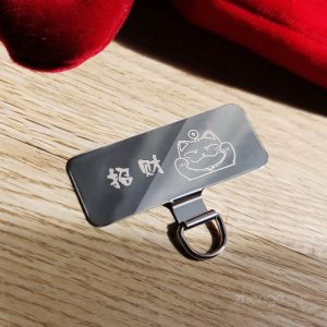 หลังจากคลื่นหลัง สายรัดโทรศัพท์มือถือ จี้เชื่อมต่อ แมวโชคลาภ โลหะ แผ่นรองชาร์จ สายรัดมือ แข็งแรง ทนทาน หัวเข็มขัด จี้ โซ่ โซ่