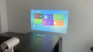 HY300 Mini Projector Ultra HD 4K With WiFi and Bluetooth Portable Smart Projecter For Home Theaters And Outdoor Entertainment