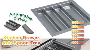 ClassAHW PVC ABS Spoon Fork Chopstick Tray Premium Quality Kitchen Drawer Cutlery Tray Sudu Trey Plastic