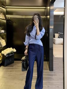 [In Stock] Leathercat Shirt 2024 New Arrival Womens French Style Fancy Slim Looking Small Short Shirt