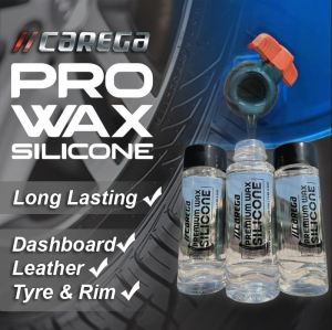 CAREGA Pure Silicone Wax Tyre Silicon Wax Tayar Wax Silicon Tyre Shine Tire Silikon Wax Kilat Silicon Car Care Tire Wax