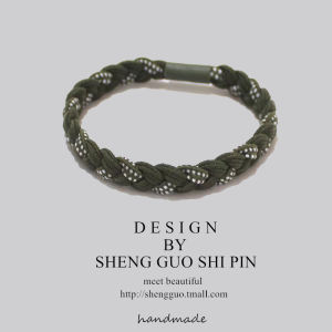 ยางรัดผมคู่รัก รุ่น Boyfriend Series หลากหลาย เรียบง่าย ชุดมินิ หนัง ชิ้น แบบผูกมือ ใช้ได้สองแบบ สำหรับผู้หญิง