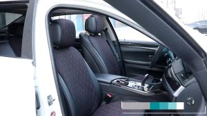 AOLA Universal Car Seat Cover Set: Flax Seat Cover Cushion for Vios, Mirage, Hilux & More