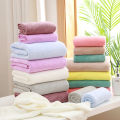 2-piece set of soft coral velvet bath towels, suitable for adult hotels and spas with towels and towels. 