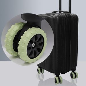 8PCS/Set Silicone Suitcase Wheels Protection Cover with Silent Sound Suitcase Parts Axles Luggage Wheels Protector for Luggage