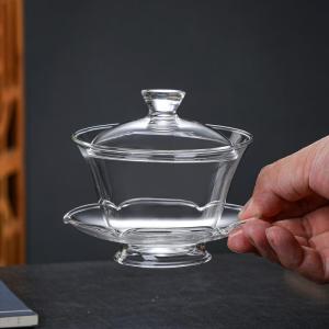 Handmade Thickened Transparent Large Size Gongfu Tea Set Home Use