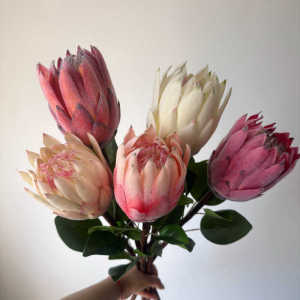 High Simulation Flocking King Flower Princess Island Tyrant Flower Living Room Hotel Luxury Artificial Flower Props Decorations