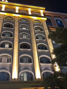LED lawn light 10W LED Outdoor Waterproof One Beam Spotlight Beam Light Projection Wall Cleaning Brightening High Beam Spotlight Narrow Beam Roman Column Light Exterior