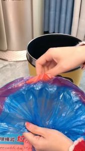 [MH] Kantung Plastik Sampah Tali Bahan Plastik Premium 1Roll 15Pcs