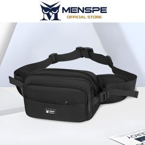 MENSPE Fashion Chest Bag Waist Bag Oxford Cloth Mens Waterproof Sports Bag Large Casual Bag Messenger Bag Outdoor Fitness Bag Travel Bag Business Bag