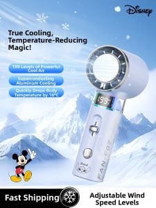 Disney | Portable Mini USB Charging Long-lasting Large Wind Power Handheld Fan