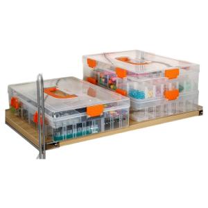 Transparent Layered Handheld Tool Storage Box