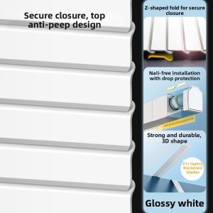 Puncture-Free Privacy-Protecting Sunscreen Venetian Blind