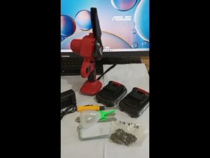 Mesin Chain Saw Potong Kayu Baterai 4in 18V