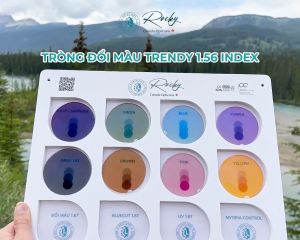 Tròng mắt kính cận loạn Đổi màu + lọc ánh sáng xanh Smart Rocky Canada (7 màu) - Chiết suất 1.56