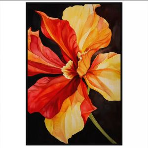 Tranh hoa màu nước. Tranh treo tường dán tường sơn dầu canvas trang trí. CGI-1786