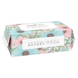 Thickened Soft Pearl Pattern Face Towels Disposable Home Use Large 8 Packs Face Wash Towels Non-Woven Fabric Towels