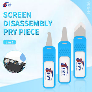 3Pcs HZY Mobile Phone Curved LCD Screen Spudger Opening Pry Card Tools Ultra Thin Flexible Mobile Phone Disassemble Steel Metal