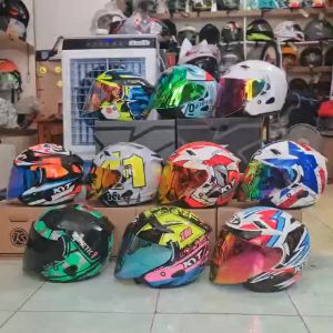 Kính màu KLT chính hãng thay thế được cho nón 3/4 Kyt (CHỈ CÓ KÍNH)