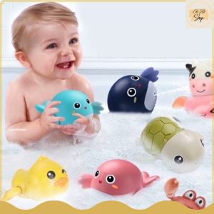Đồ chơi nhà tắm cho Bé Rùa bơi trong nước đủ loại con vật cho Bé lựa chọn RÙA VỊT CÁ HEO CUA BÒ CHÓ THỎ