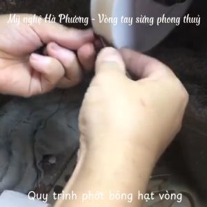 Vòng tay sừng hạt trừ tà kị gió - Mỹ nghệ Hà Phương