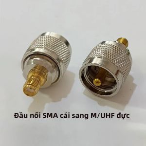 Bộ Chuyển Đổi Đầu Nối Đồng Trục RF UHF Sang SMA Đực Cái Cho Ăng-ten Radio - Bộ Chuyển Đổi Đồng Trục Cho Linh Kiện Điện Tử
