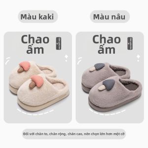 TZLDN | Dép Nhà Đế Dày Bọc Lông