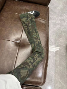 ZHUOCAN | Quần Jeans Phong Cách Đường Phố Mùa Hè Camo Dịu Nhẹ