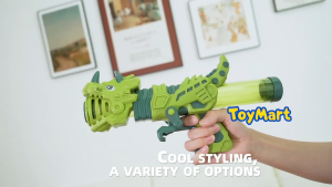 SpaceWar Velocity X Turbo Double Handle Ball Blaster Gun Sci-Fi Toy