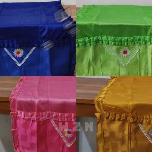 Taplak Alas Kulkas Motif Polos Warna Ungu