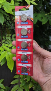 Pin CR2032 / CR 2032 Panasonic Lithium 3V vỉ 5 viên chính hãng