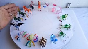 ตุ๊กตาแก้ว No.18 - เหมาะสำหรับเป็นของขวัญและสะสมสำหรับคนรักสัตว์