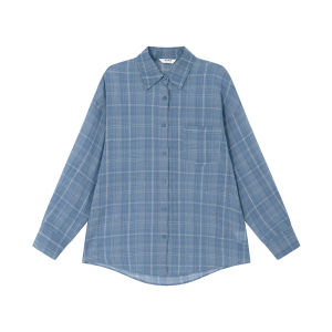 Polo Collar Plaid Sun-Protective Shirt