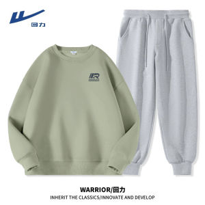 Grey Hoodie Jacket Mens Spring Autumn Loose Casual Running Sportswear Trendy Youth Cotton Polyester Blend round Neck