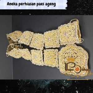 Perhiasan paes ageng klat bahu pending kalung susun3 gelang kana