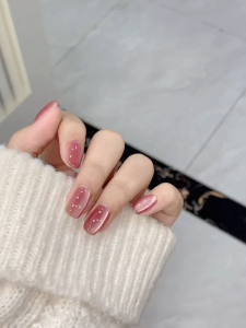 Sơn Gel Mắt Mèo Pha Lê Bạch Nguyệt Quang - Màu Sương Sớm Hồng Đậm Bắt Tối Đa Sáng Tôn Da Cao Cấp 15ml