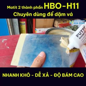 Matit trét nhanh khô 2 thành phần HBO-H11 trọng lượng 500g