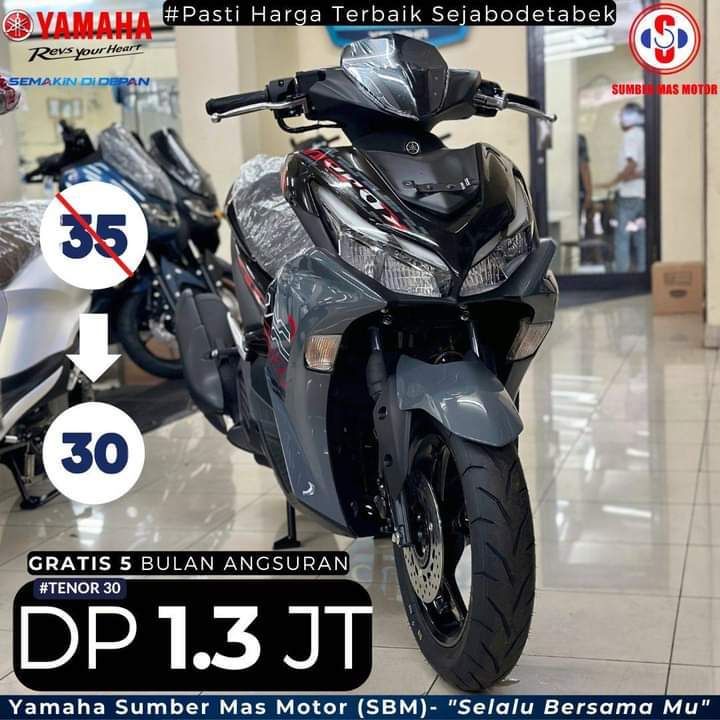 Kredit Yamaha Aerox 155 Black Silver Lazada Indonesia