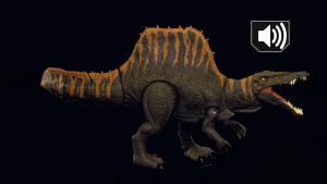 Jurassic World Movie Feature Hero Dinosaur – Iconic Electronic Action Figure with Roaring Sounds and Cinematic Battle Motion