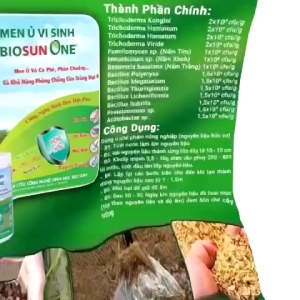MEN VI SINH Ủ PHÂN BIOSUN ONE 1KG – PHÂN GIẢI NHANH CẢI TẠO ĐẤT TĂNG NĂNG SUẤT CÂY TRỒNG