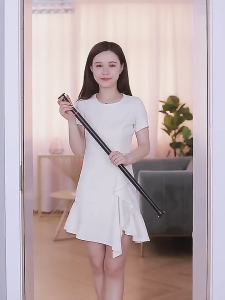 No-Drill Adjustable Clothesline Rod Curtain Rod Door Curtain Expandable Bathroom Door Curtain Wardrobe Support Rod