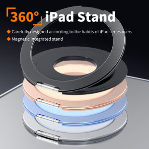 360° Rotating Magnetic Holder Mount for All Tablets Universal Metal Bracket Stand Durable 360 Rotation Tablet Accessories