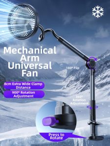 Xuenair | Clip-on Expandable Arm Quiet Power Fan